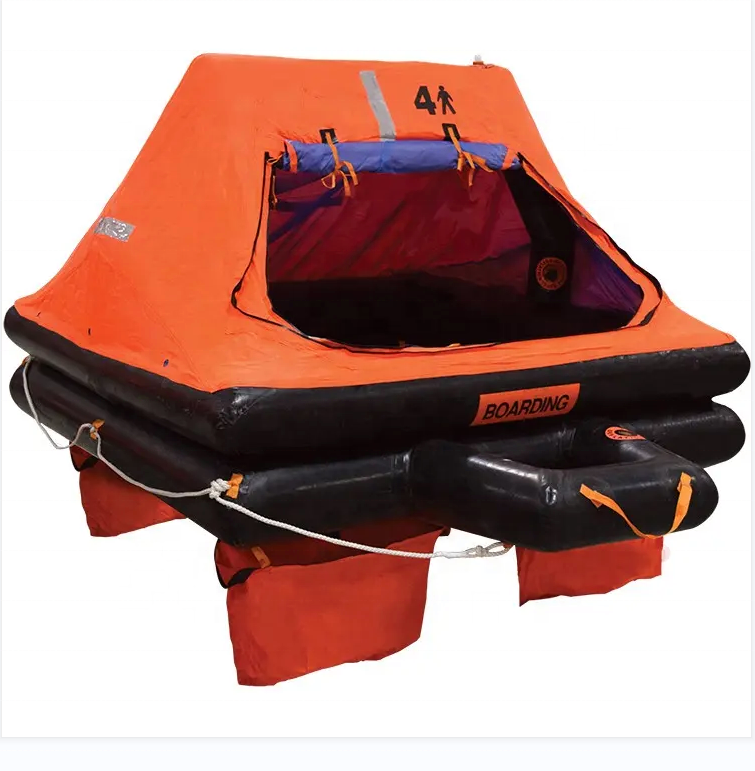 6 8 10 20 25 person Waterproof Solas Inflatable liferaft Floating Island Lake River marine rescue Life Raft