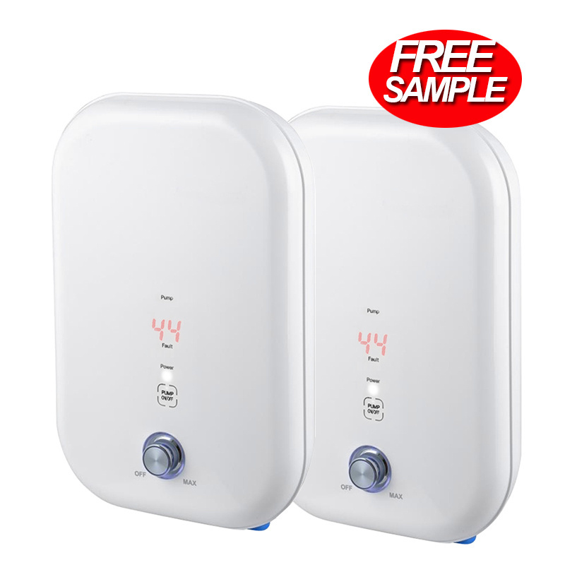 Free Sample Kitchen Wall Mounted Mini Electric Water Heaters Geyser 3.5-5.5KW Smart Instant Tankless Hot Water Heater