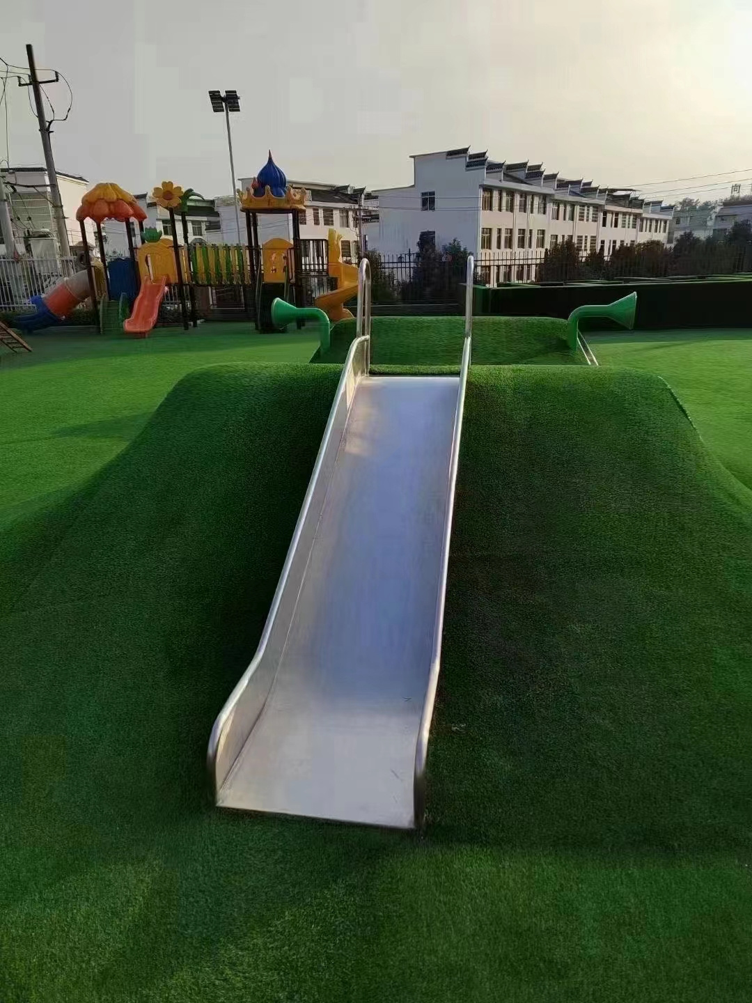 outdoor stainless steel slide