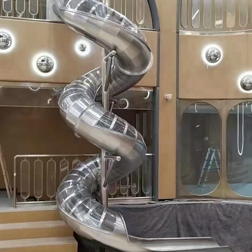 outdoor stainless steel slide