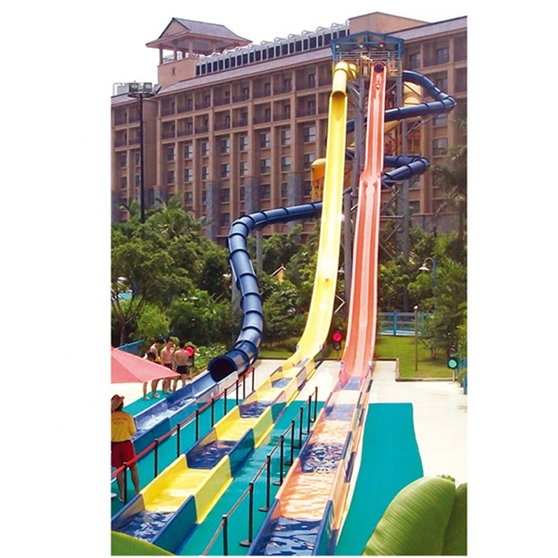 Water Park Equipment Used Slide Fiberglass Water Slides for Sale Commercial Pool Hot-dip Galvanized Water Slide Tongxin