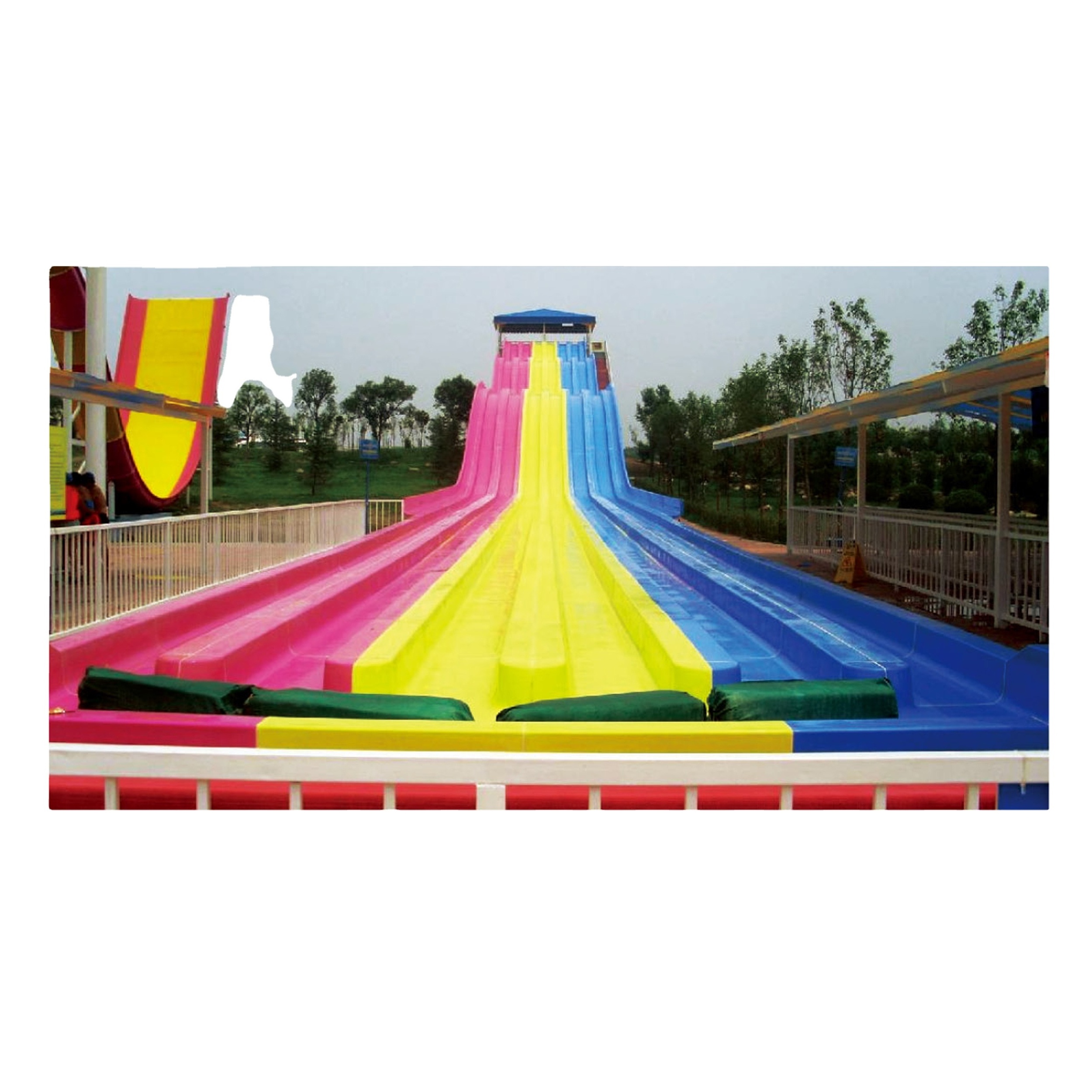 Professional Manufacturer for Smooth Fiberglass Skin Raft Screw Water Slide Swimming Pool Slide