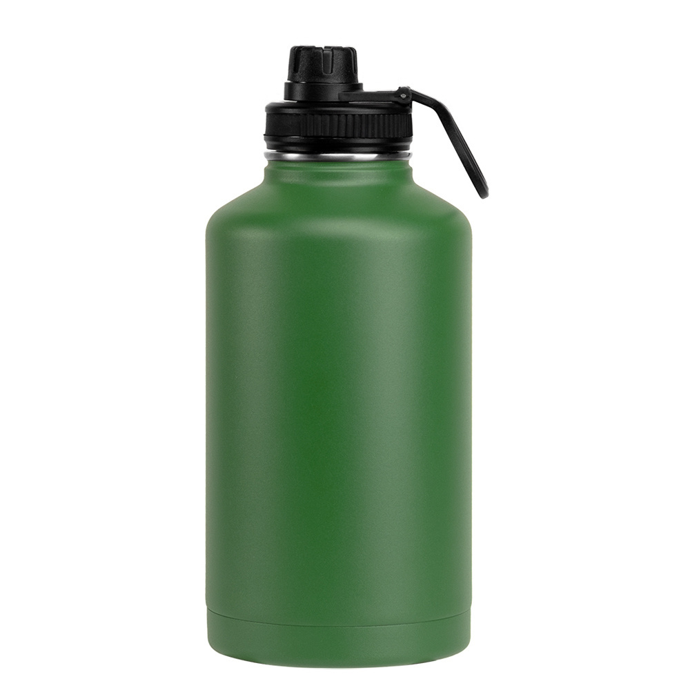 64 oz Vacuum Flask 2.0L 1.8L Water Jug Stainless Steel Large Water Bottle 2 Liters Insulated Canteen