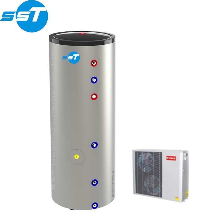 Sale 200 liter 250Liter domestic stainless steel heat pump storage water boiler