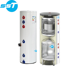 SST Professional sale stainless-steel SUS304 SUS316L material 100L heat pump gas boiler hot water storage tank for home