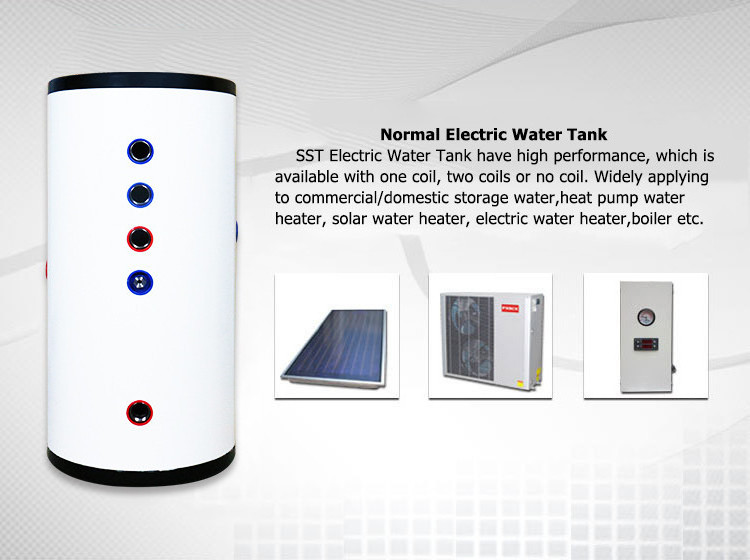 SST hot water tank heating electric heater low consumption hot water storage tank for boiler