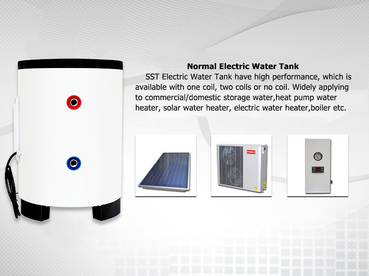 100 liter 200l electric hot water tank 150 liter solar geyser water heater tank