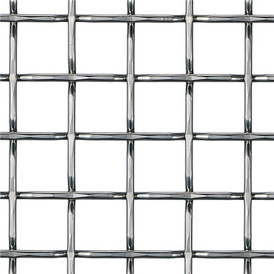 stainless steel 304 304L 316 316L flat top crimped wiremesh