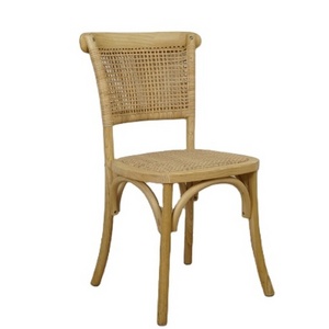 Hot Sale Rattan Natural Wooden Dining Chairs For Restaurants