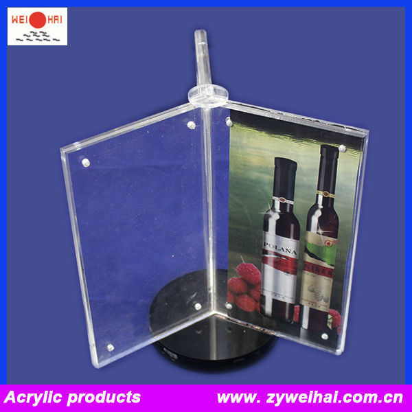 Rotatable Acrylic Magnetic Menu Holder