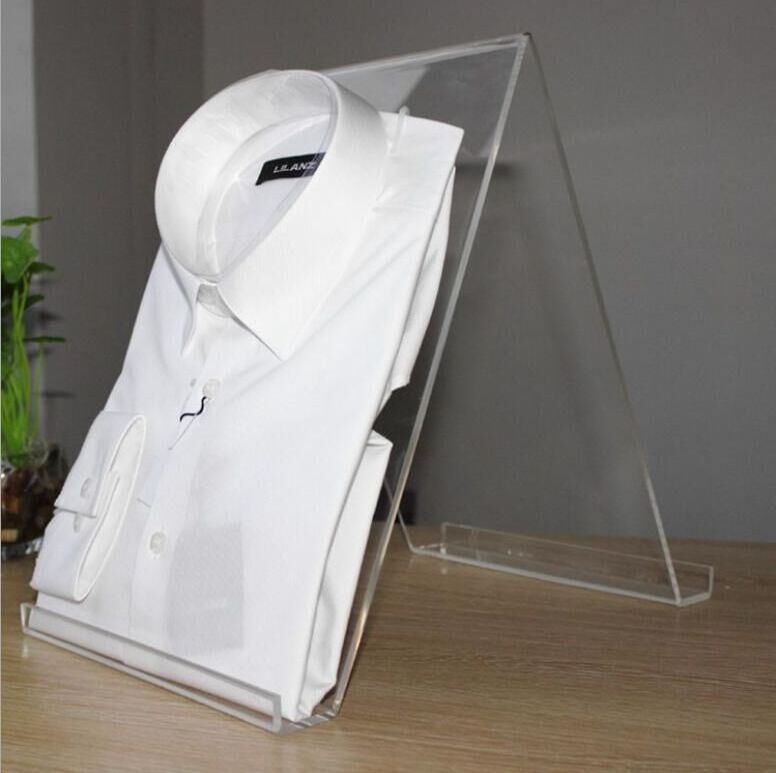 Acrylic Clothing Display Props Shirt Pants Display Rack Acrylic Tshirt Display