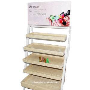 New Design Nail Polish Metal Display Shelf and Floor Stand