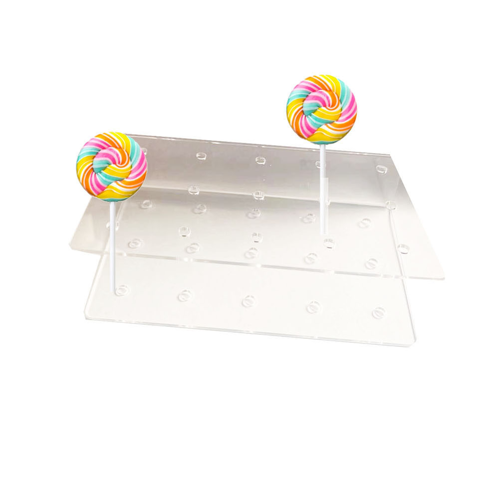 15 holes transparent custom U SHAPE acrylic lollipop stand display acrylic lollipop holder