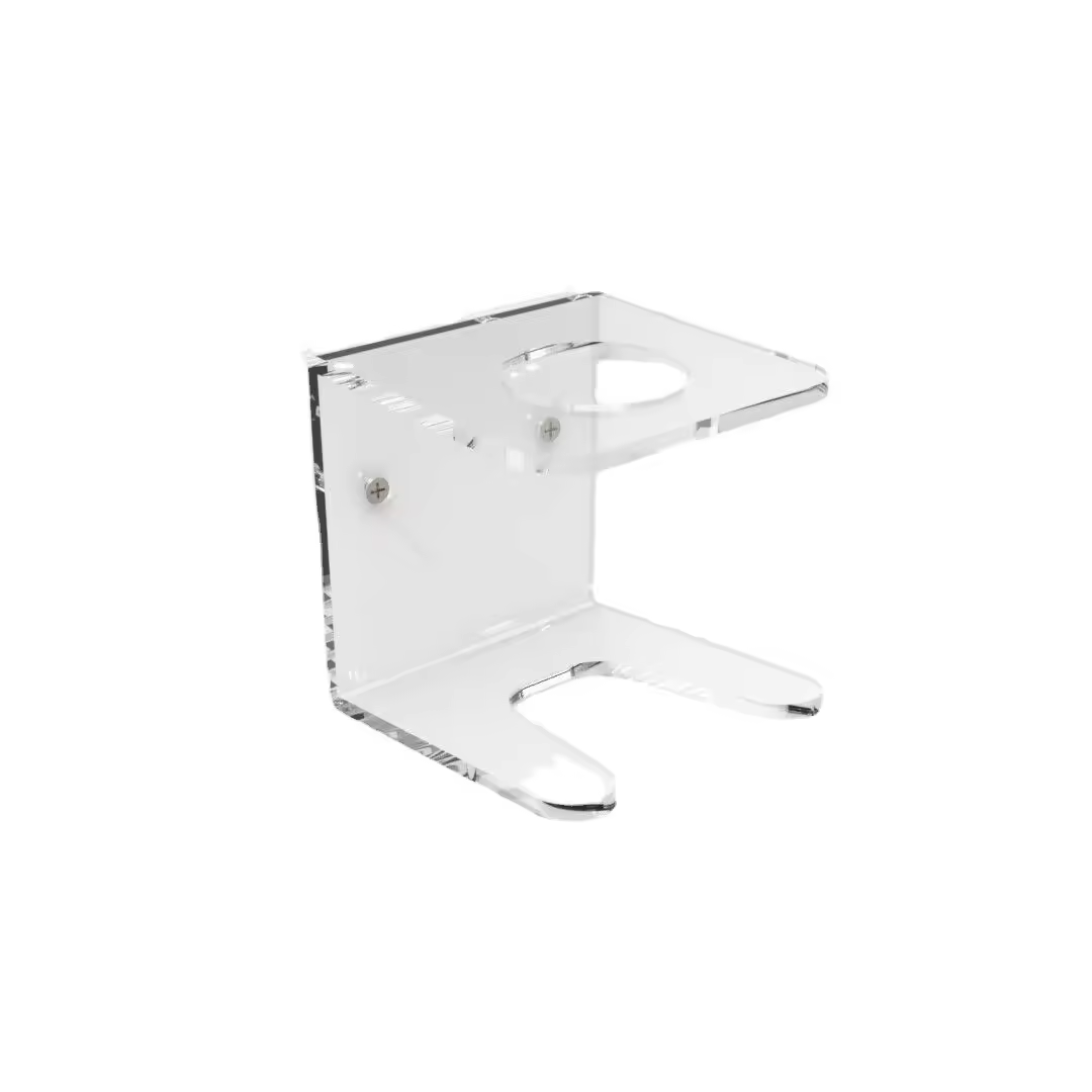 Transparent acrylic bat storage stand Wall mounted baseball display rack acrylic Baseball bat stand