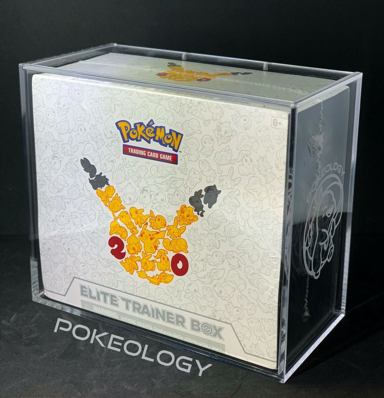 Pokemon Protective Clear Acrylic Case - Booster Box - Elite Trainer Box