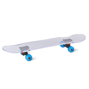 2024 Acrylic Skateboard For Child Adult Transparent Customize Skateboard Transparent Acrylic Skate Board