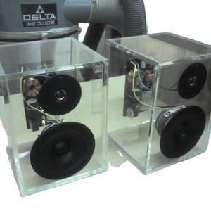 plexiglass speaker box