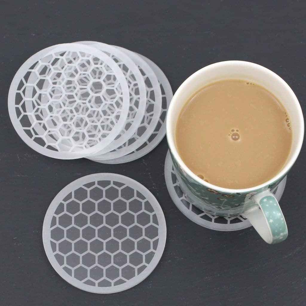 clear acrylic coaster