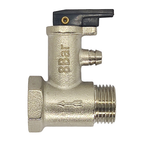 WEILING Hot Selling 1/2 8 Bar water heater safety valve brass relief valve