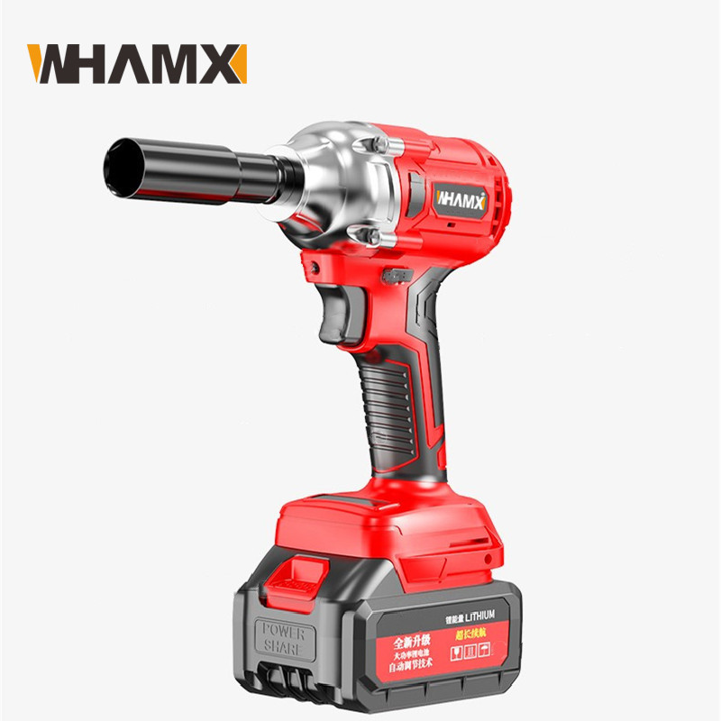 WHAMX 380Nm Working Time 4horus Unload Car Tires Adjustable Torque Cordless Power Wrench