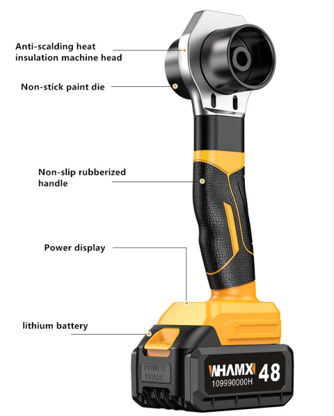 WHAMX 20-32mm 48V Cordless Ppr/Pe/Pp Pipes Water Pipe Welding Machine