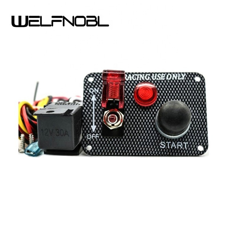 Race Car Racing ignition Switch Panel With Push Button Start