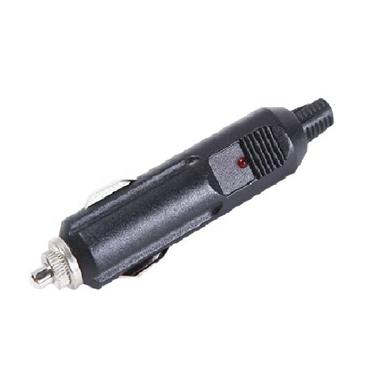 Welfnobl Electric Car Cigarette Lighter With SAE Adapter Power Cable And MINI Signal Indicator Lamp 12V For Boat/Car