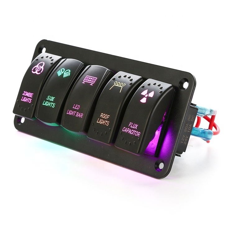 Intelligent Protection Led Light Classic Universal Car Switch Panel