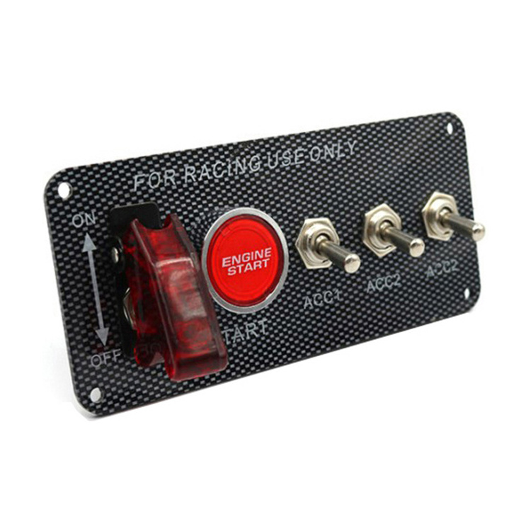 Race Car Racing ignition Switch Panel With Push Button Start