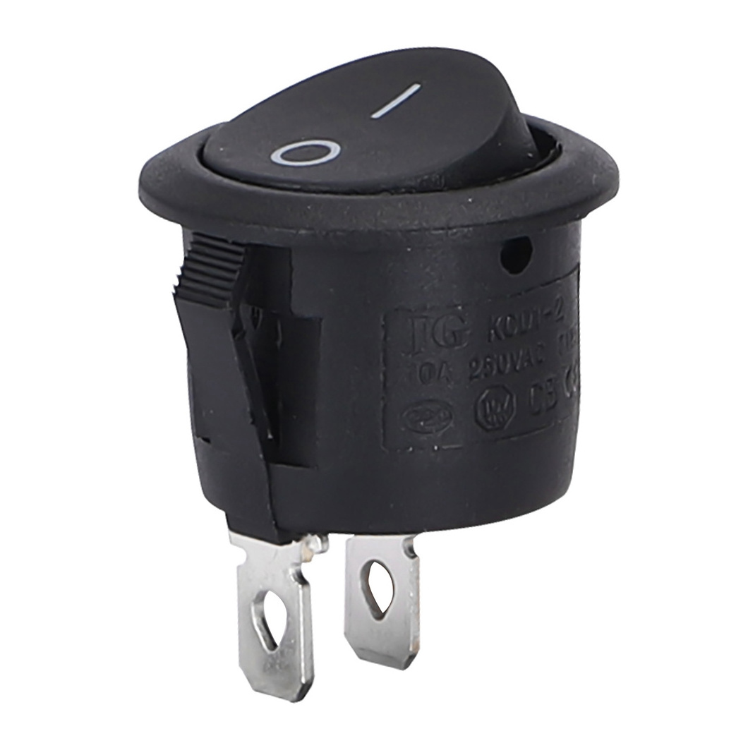 Welfnobl Black KCD1 Rocker Switch 6A/10A ON-OFF 2P Rocker Switch