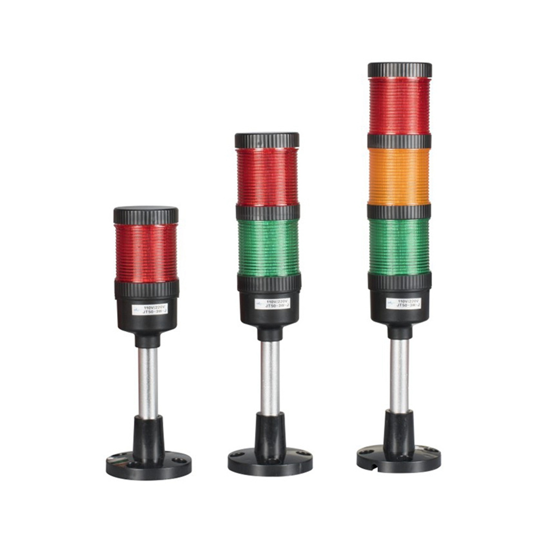 Industrial Red Orange Green Indicator Alarm Signal Tower LED Strobe Warning light with Buzzer Sound for CNC Machine Tools