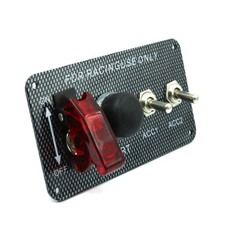 Race Car Racing ignition Switch Panel With Push Button Start