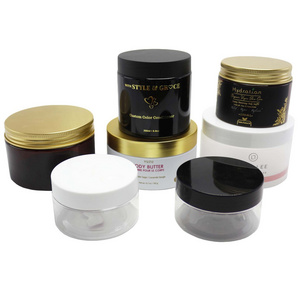 30g 50g 80g 100g 120g 150g 200g 300g 500g PET jar face cream container body butter jars plastic cream jar for cosmetics PJ-074C