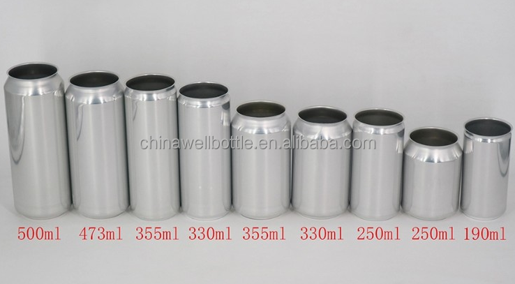 Empty Can Aluminium Sleek Cans Beverage Cans For Soda Food Fruit Manufacturer MC-10C