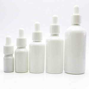 5ml 10ml 15ml 20ml 30ml 50ml 100ml white porcelain skin care packaging anointing oil dropper bottles GD036J