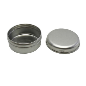 round snap tin cnas 50g 100g 150g lip balm container aluminum tin box AJ-CC104