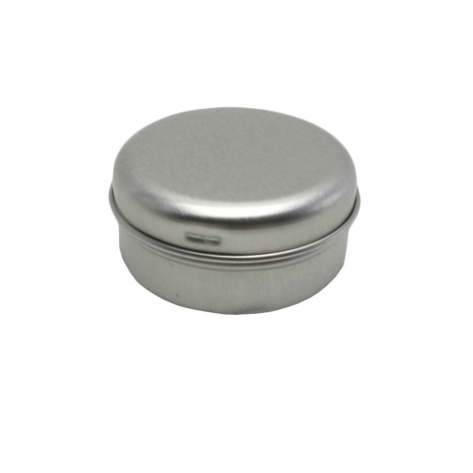 round snap tin cnas 50g 100g 150g lip balm container aluminum tin box AJ-CC104