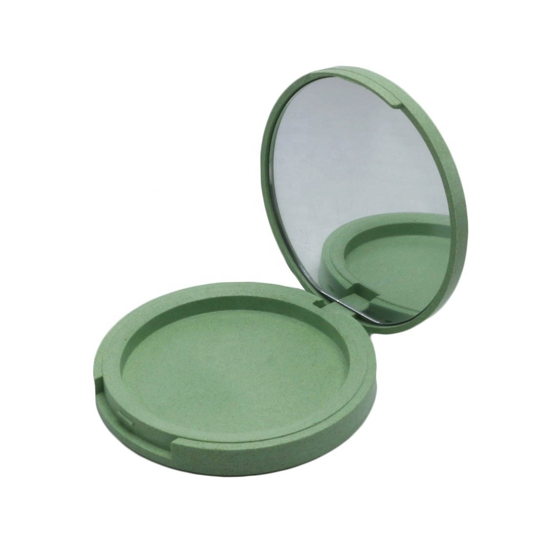 empty compact powder case custom colors 12ml wheat straw powder compact case PLA-CC100