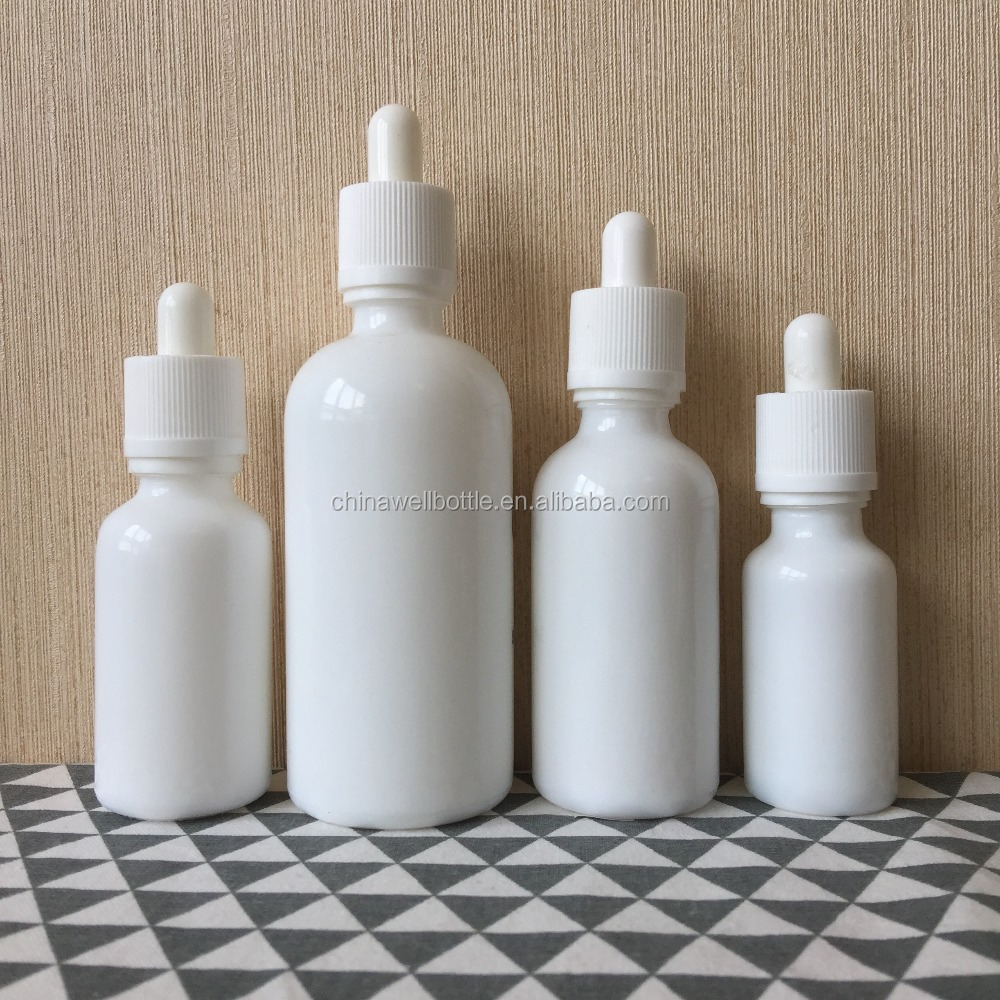 5ml 10ml 15ml 20ml 30ml 50ml 100ml white porcelain skin care packaging anointing oil dropper bottles GD036J