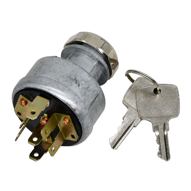 Ignition Switch AT195301 with 2 keys for Tractor 250 2350 2355 2440 2520 2550 310D 540E 544E 544G 550B