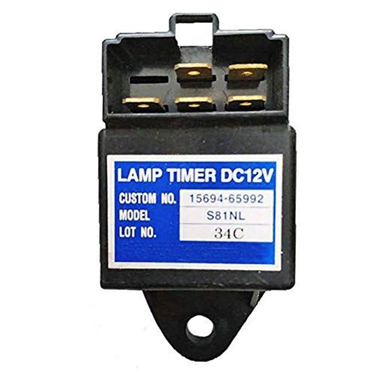 Timer Lamp Relay 15694-65992 S81NL for Kubota Engine D722 D902 D1005 D1105 D1305 D1503 D1703