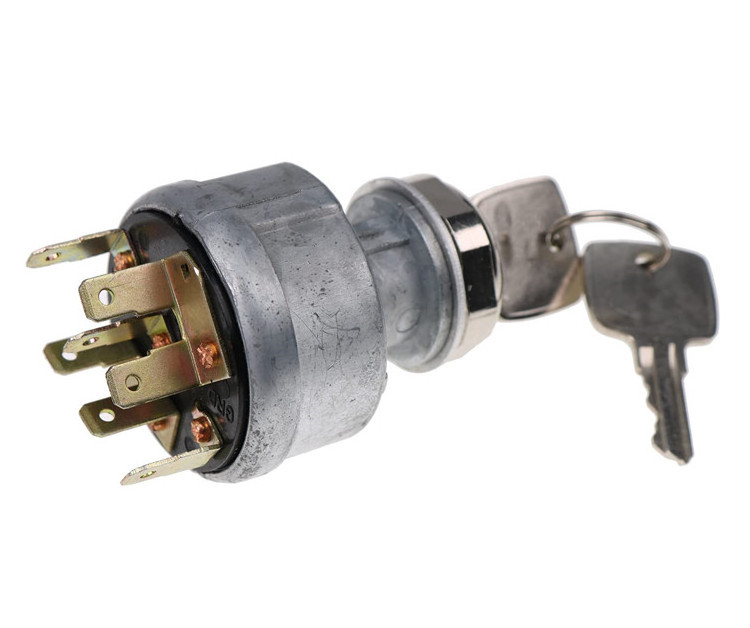 Ignition Switch AT195301 with 2 keys for Tractor 250 2350 2355 2440 2520 2550 310D 540E 544E 544G 550B