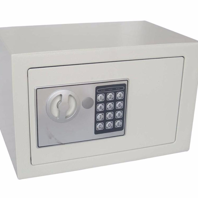 OEM Hot selling digital waterproof durable portable safe box cash box with electronic coded lock and key lock