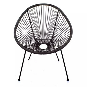 double swing chair hanging egg Outdoor metal stand Acapulco Wicker Rattan Chair