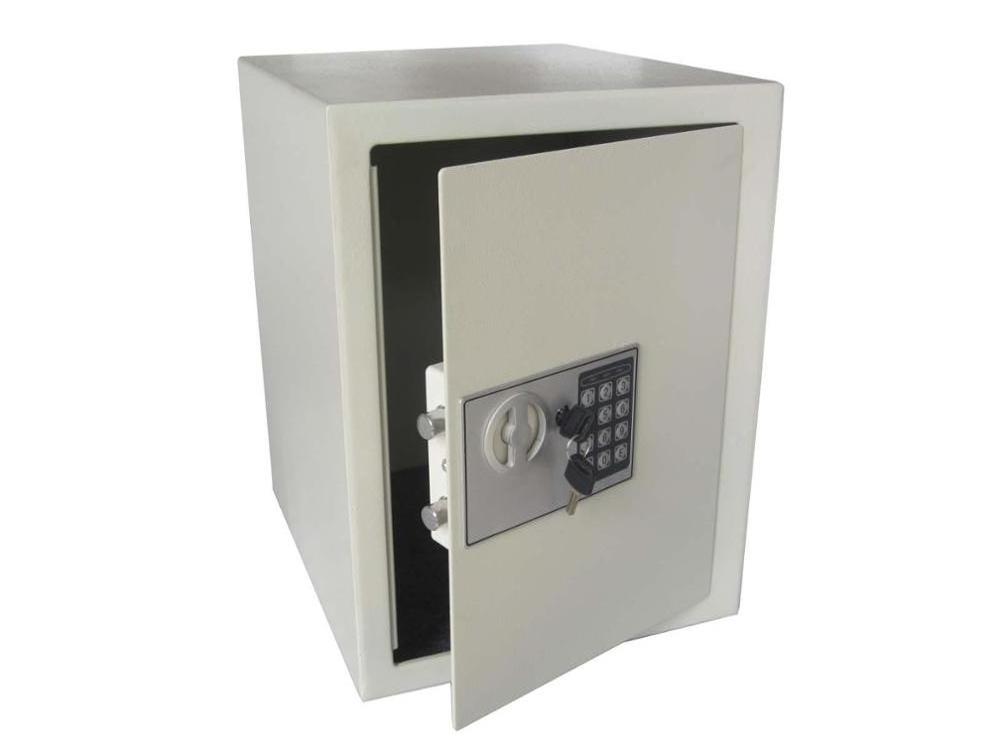 OEM Hot selling digital waterproof durable portable safe box cash box with electronic coded lock and key lock