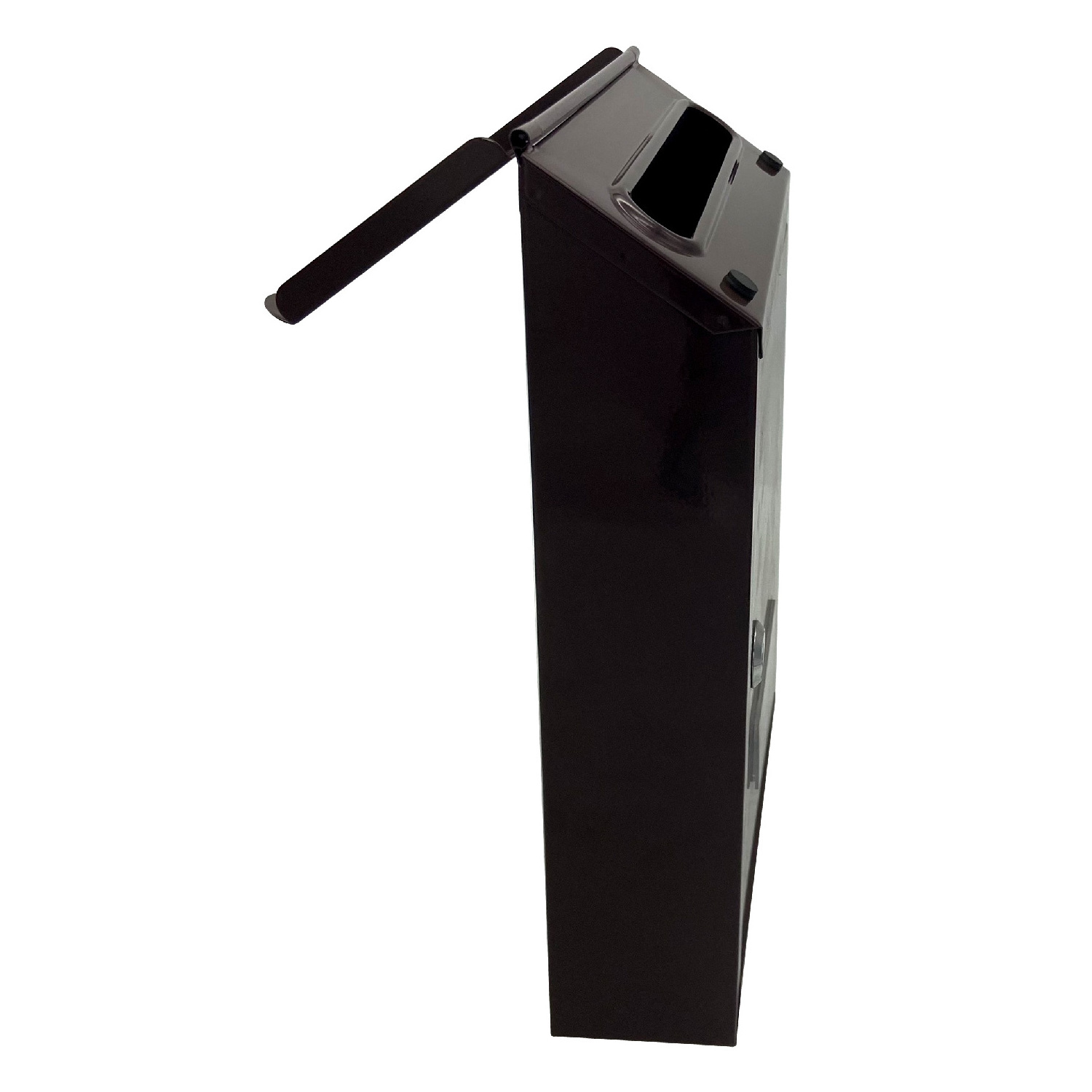 Wall Mount Black Metal Small Lockable Mailbox post box for home