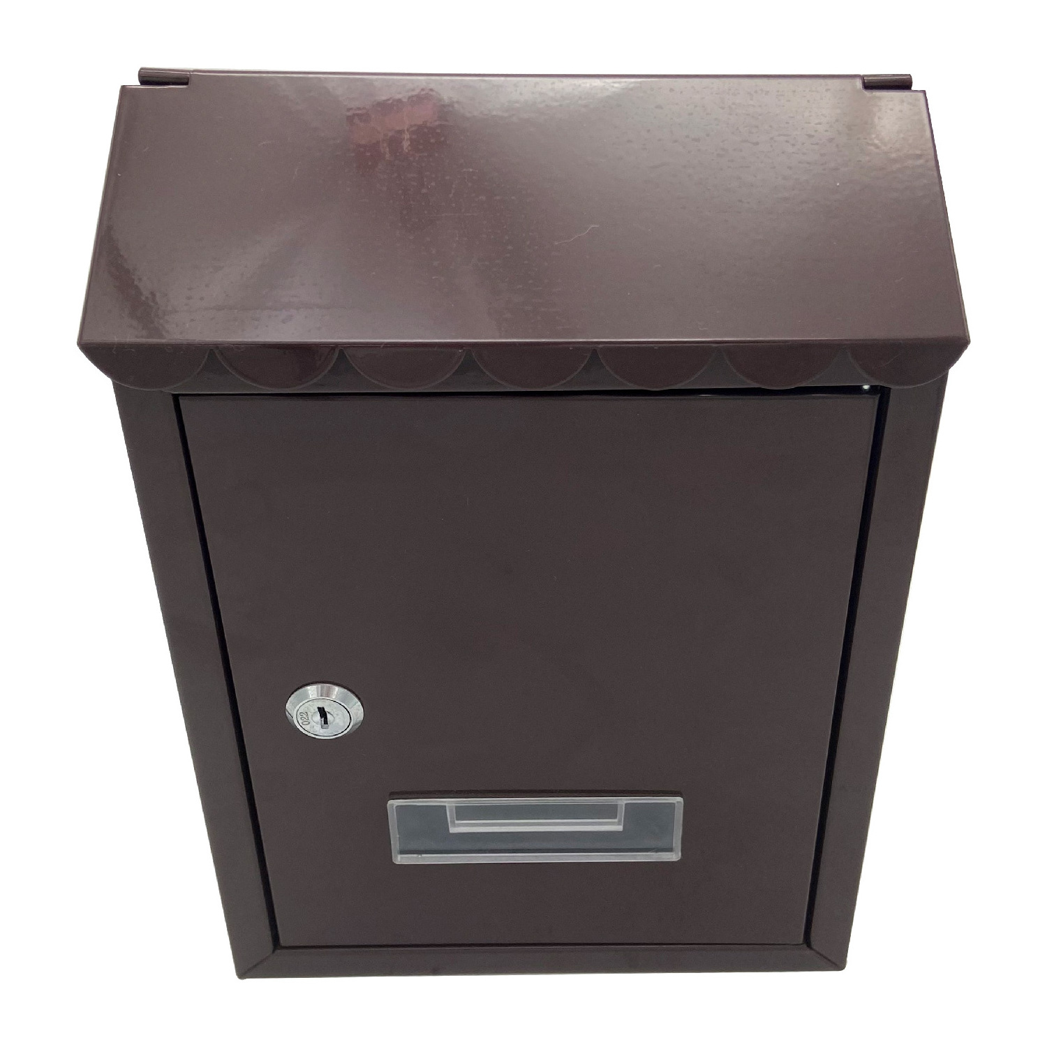 Wall Mount Black Metal Small Lockable Mailbox post box for home