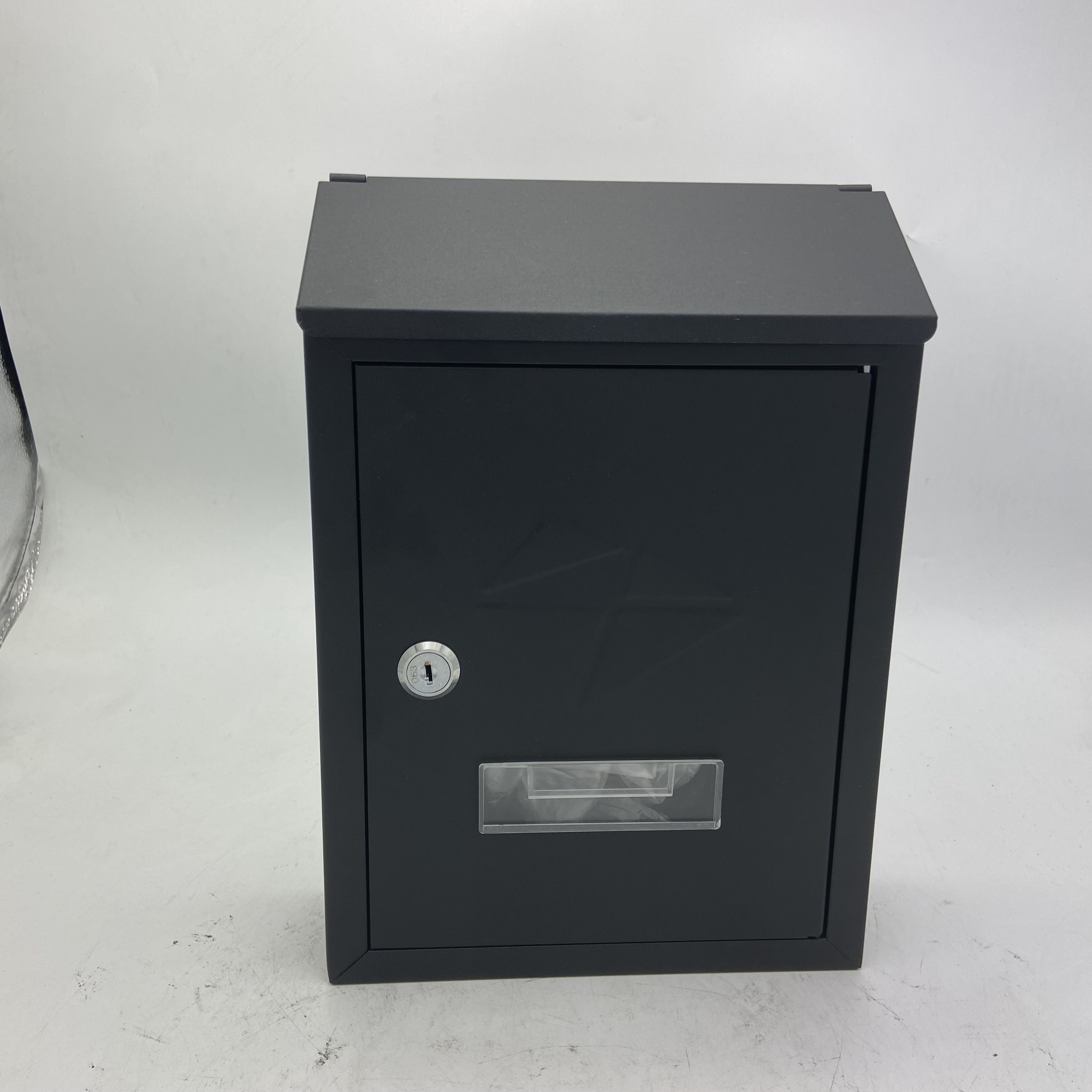 Weatherproof Wall Mount Locking Mailbox Parcel Box Package Drop Secure Lock