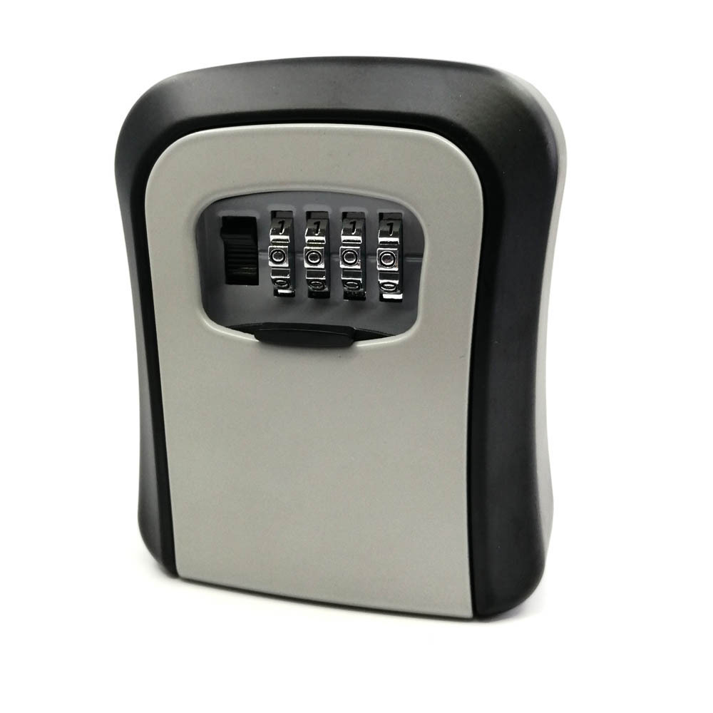 wall mounted lock safe with combination aluminum lock key safe box