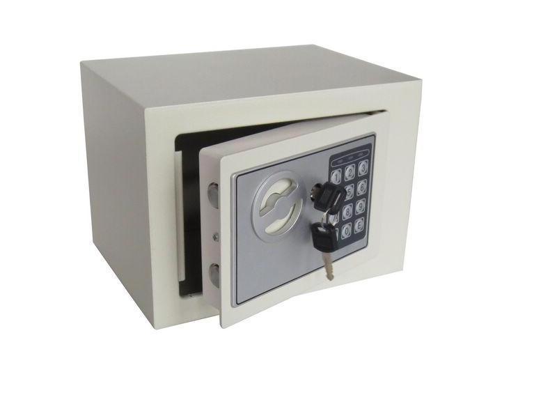 OEM Hot selling digital waterproof durable portable safe box cash box with electronic coded lock and key lock